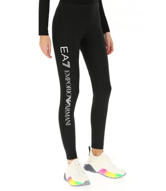 EMPORIO ARMANI EA7 markowe legginsy BLACK