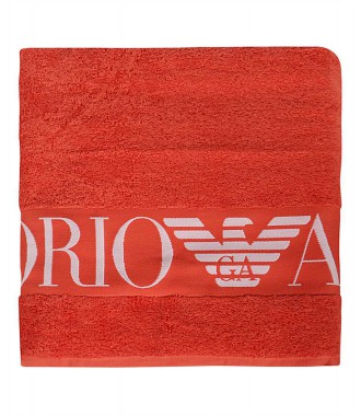 EMPORIO ARMANI markowy ręcznik plażowo-kąpielowy RED