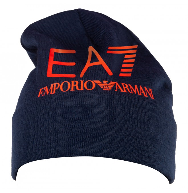 EMPORIO ARMANI EA7 męska markowa czapka ITALY NAVY