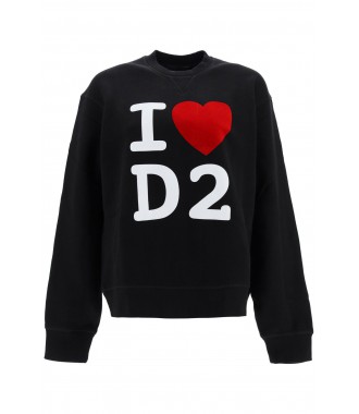 DSQUARED2 markowa damska bluza I LOVE D2