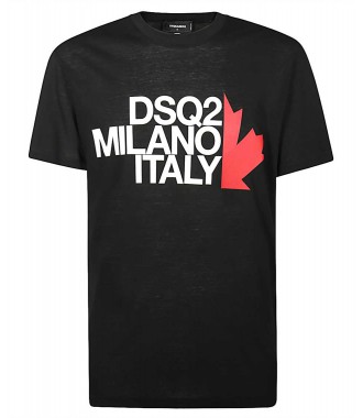 DSQUARED2 unikatowy męski t-shirt ITALY