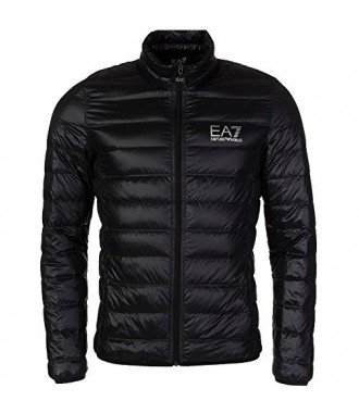 EMPORIO ARMANI EA7 włoska kurtka pikowana BLACK