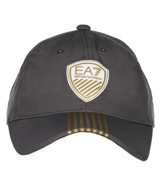EMPORIO ARMANI EA7 sportowa czapka z daszkiem GREY