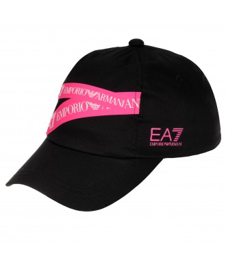 EMPORIO ARMANI EA7 markowa damska czapka BLACK