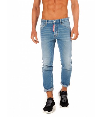 DSQUARED2 włoskie jeansy spodnie COOL GUY JEAN BLU