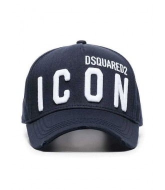 DSQUARED2 ICON markowa czapka NAVY BLU