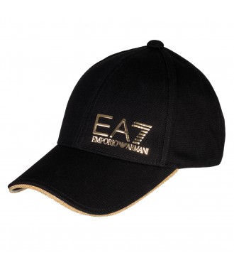 EMPORIO ARMANI EA7 damska czapka z daszkiem GOLD