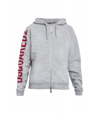 DSQUARED2 męska bluza z kapturem HOODIE GREY