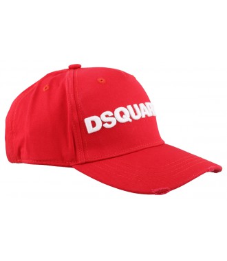 DSQUARED2 nowa czapka z daszkiem RED 2021