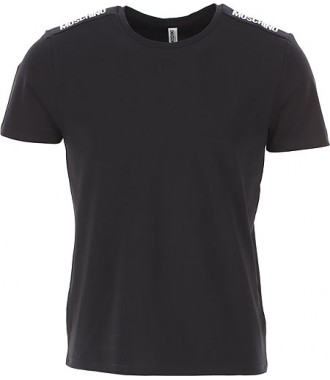 MOSCHINO unikatowy męski t-shirt BLACK -40%