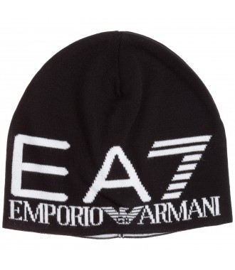 EMPORIO ARMANI EA7 męska markowa czapka BLACK NOWOŚĆ